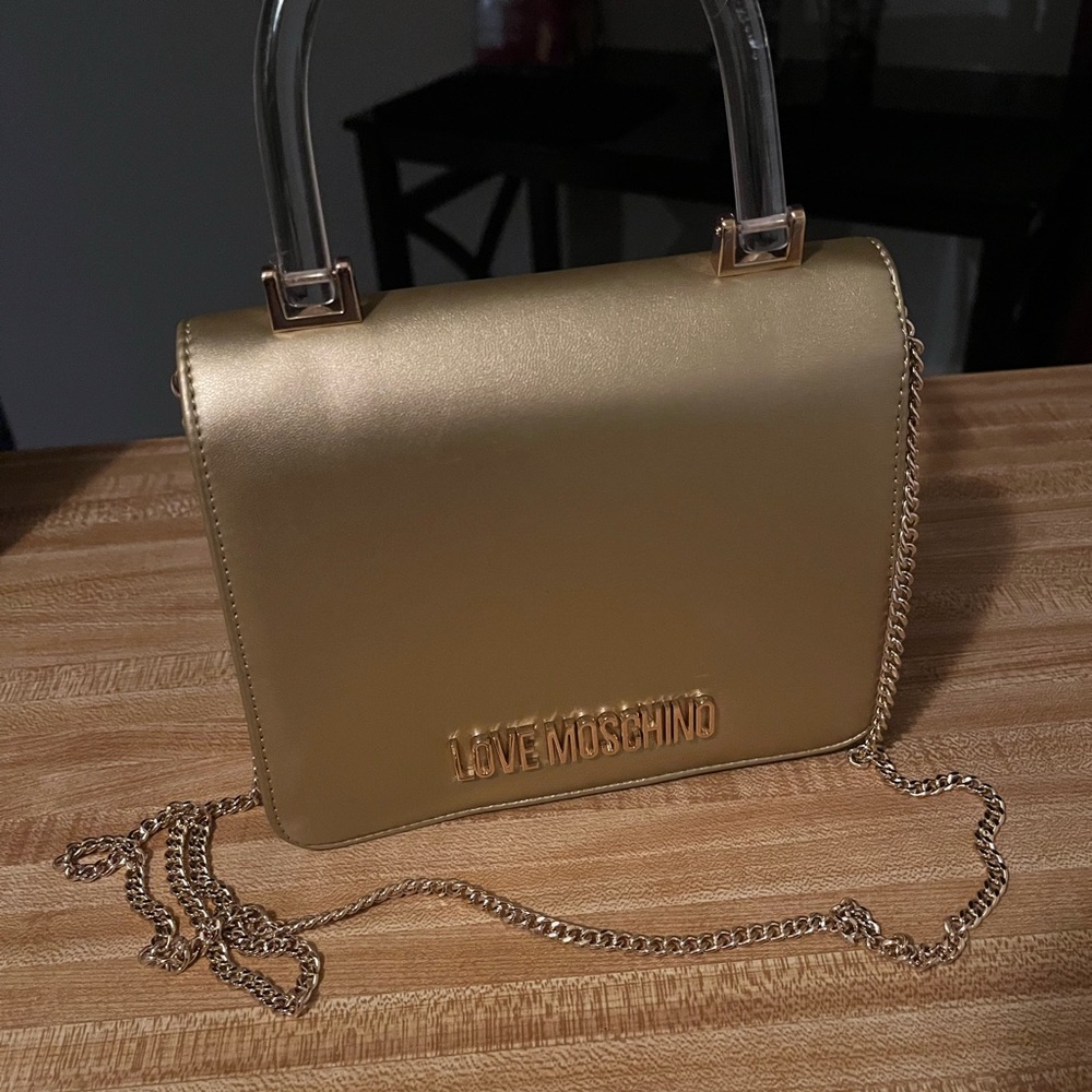 Love moschino bag shoulder strap worn once